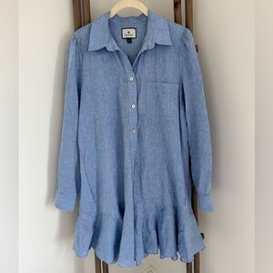 Tuckernuck Chambray Callahan Shirt Dress Size Small